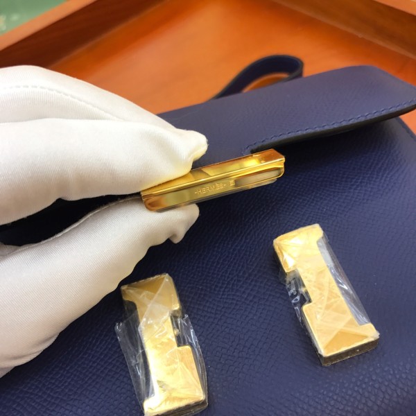  Handbags Hermes Constance  size:18 cm