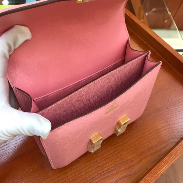  Handbags Hermes Constance  size:18 cm