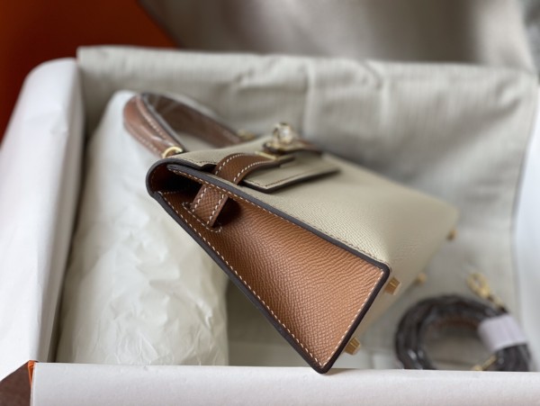  Handbags Hermes mini kelly  size:20 cm