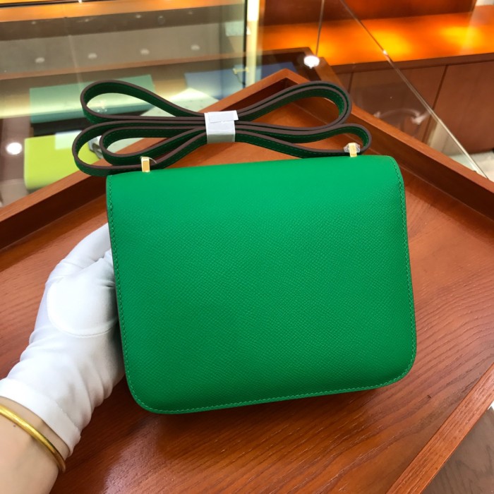  Handbags Hermes Constance size:18 cm