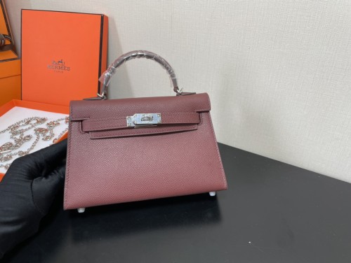  Handbags Hermes Kelly  size:19.5 cm