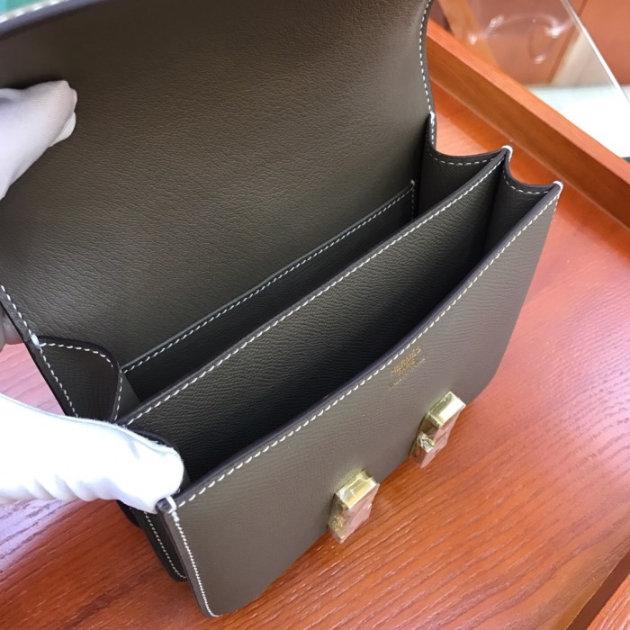  Handbags Hermes Constance  size:18 cm