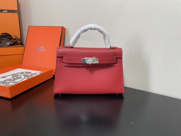  Handbags Hermes Kelly size:19.5 cm