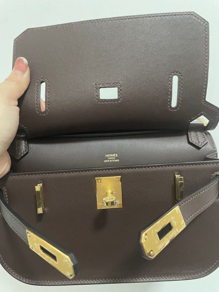  Handbags Hermes Mini Jypsiere  size:23-17-5 cm