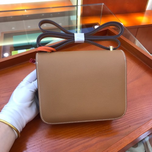  Handbags Hermes Constance size:18 cm