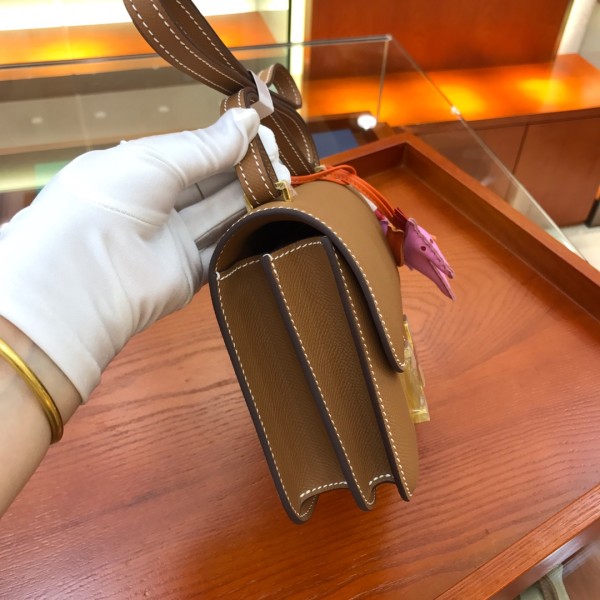  Handbags Hermes Constance size:18 cm