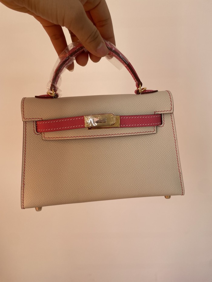  Handbags Hermes Kelly size:19.5 cm