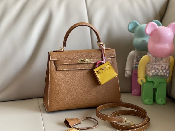  Handbags Hermes kelly  size:25 cm