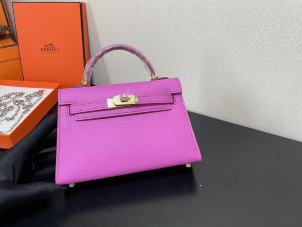  Handbags Hermes Kelly size:19.5 cm