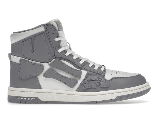 AMIRI Skel Top Hi Grey White