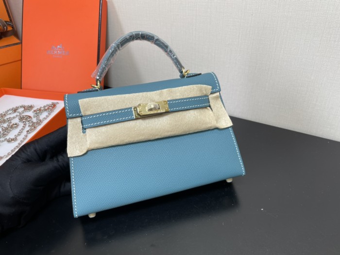  Handbags Hermes Kelly size:19.5 cm