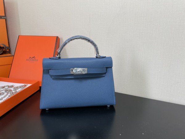  Handbags Hermes Kelly size:19.5 cm