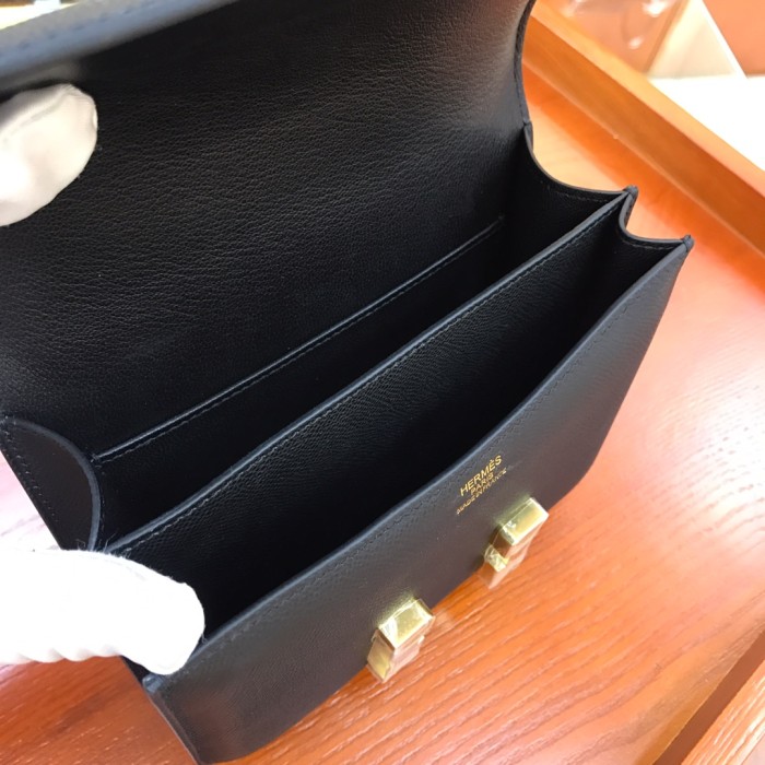  Handbags Hermes Constance size:18 cm