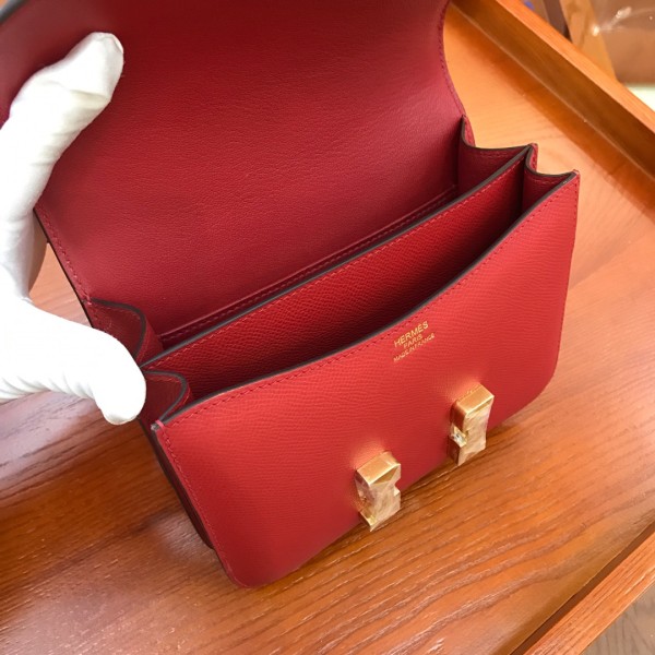  Handbags Hermes Constance  size:18 cm