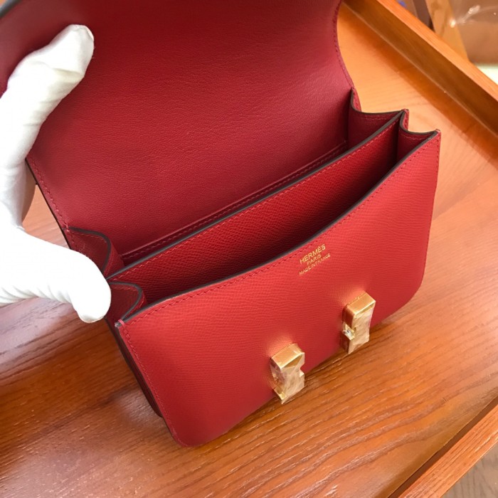  Handbags Hermes Constance  size:18 cm
