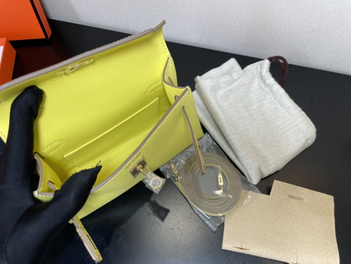  Handbags Hermes Kelly size:19.5 cm