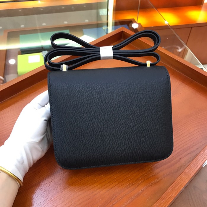  Handbags Hermes Constance size:18 cm