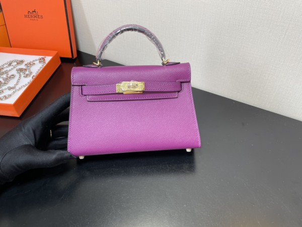  Handbags Hermes Kelly size:19.5 cm