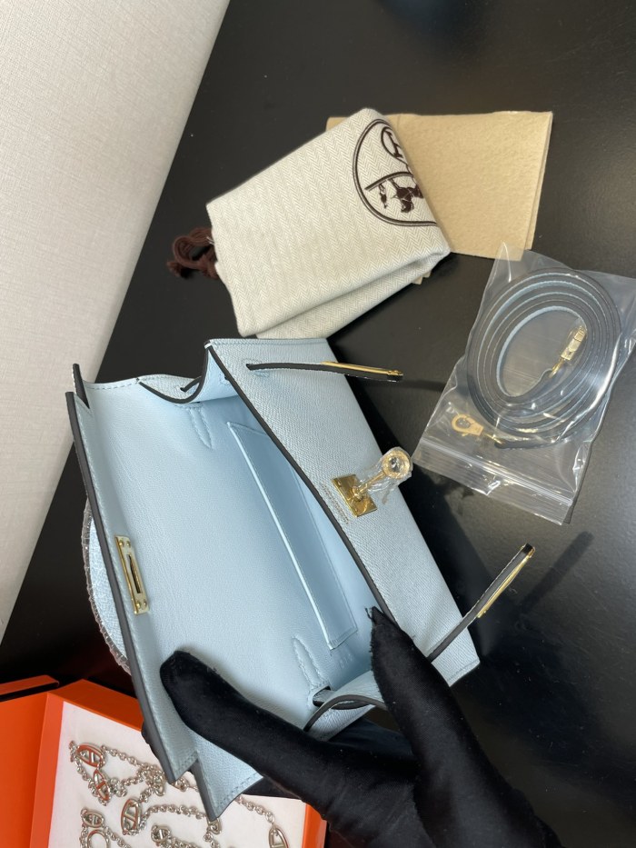  Handbags Hermes Kelly size:19.5 cm