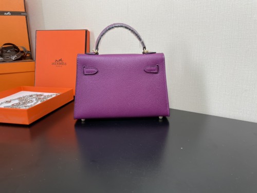  Handbags Hermes Kelly size:19.5 cm