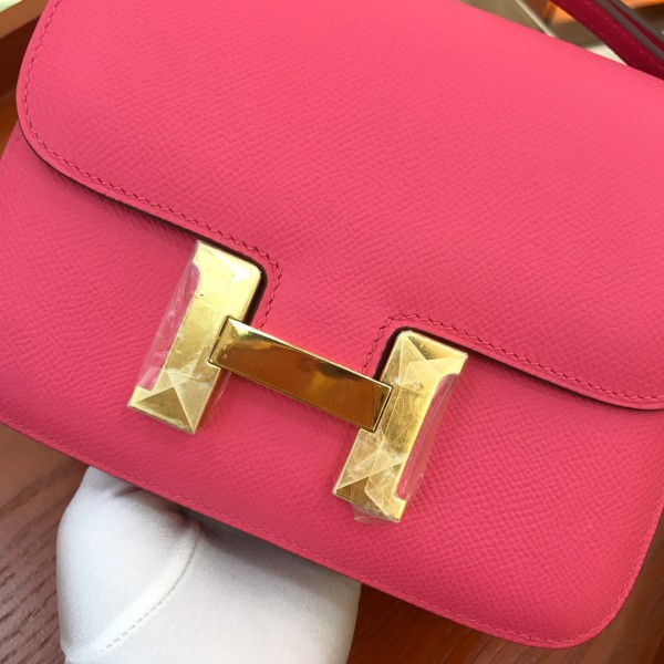  Handbags Hermes Constance  size:18 cm