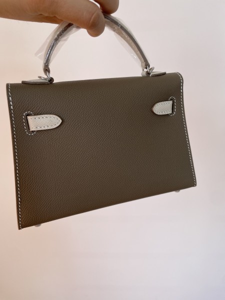  Handbags Hermes Kelly size:19.5 cm