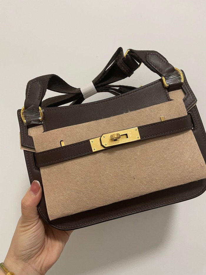  Handbags Hermes Mini Jypsiere  size:23-17-5 cm