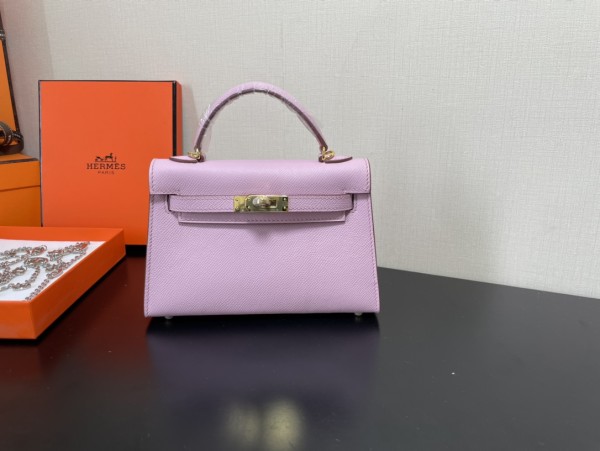  Handbags Hermes Kelly size:19.5 cm