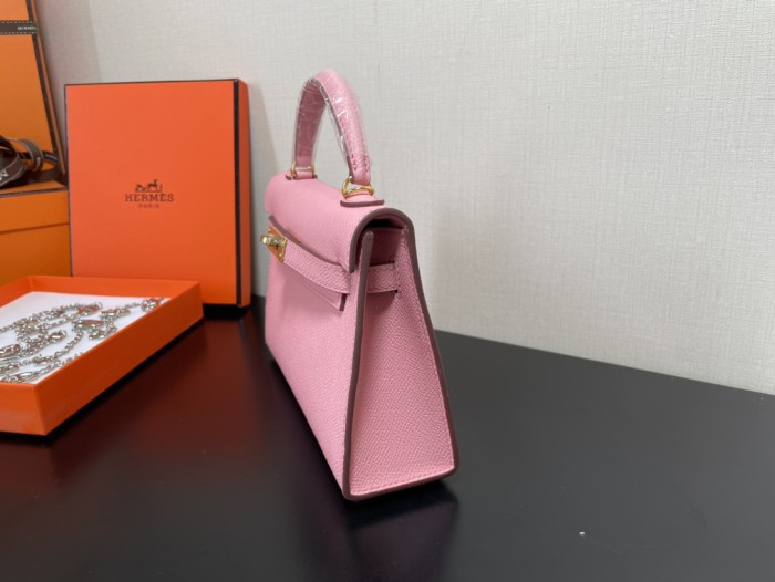  Handbags Hermes Kelly size:19.5 cm