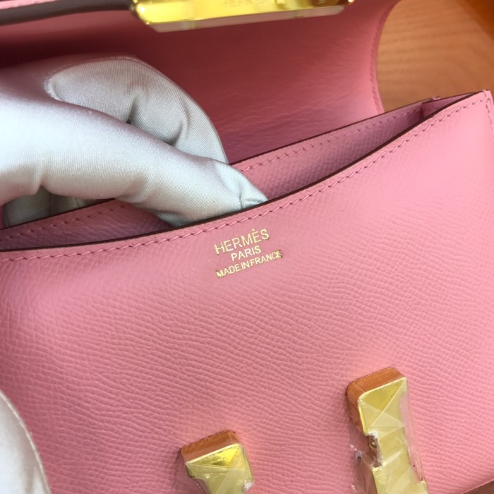  Handbags Hermes Constance  size:18 cm