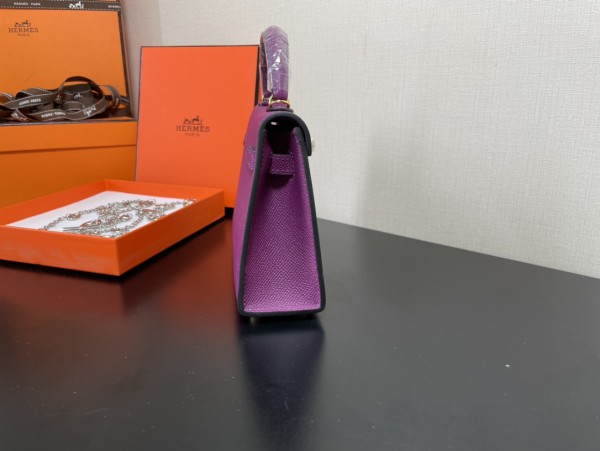  Handbags Hermes Kelly size:19.5 cm