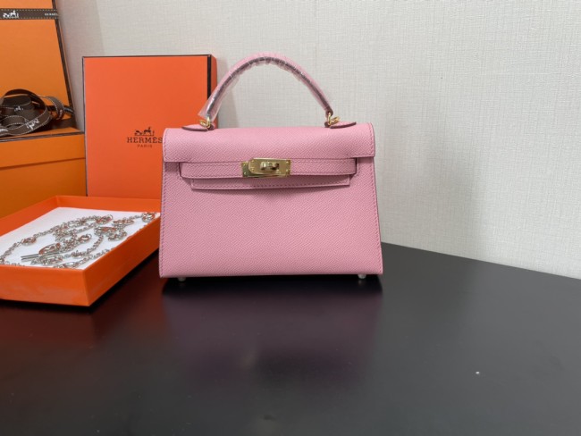  Handbags Hermes Kelly size:19.5 cm