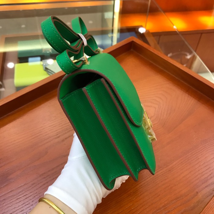  Handbags Hermes Constance size:18 cm