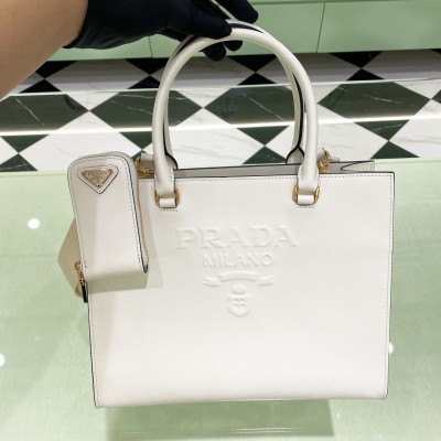 handbags prada 1BA337 size:28*22*9cm