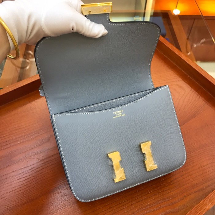  Handbags Hermes Constance size:18cm