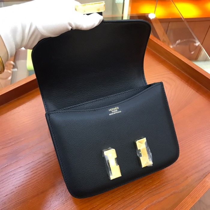  Handbags Hermes Constance size:18 cm