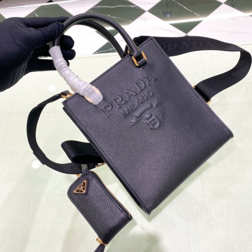 handbags prada 1BA333 size:19*17*6cm