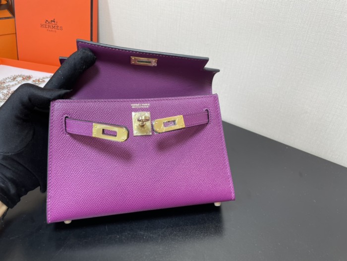  Handbags Hermes Kelly size:19.5 cm