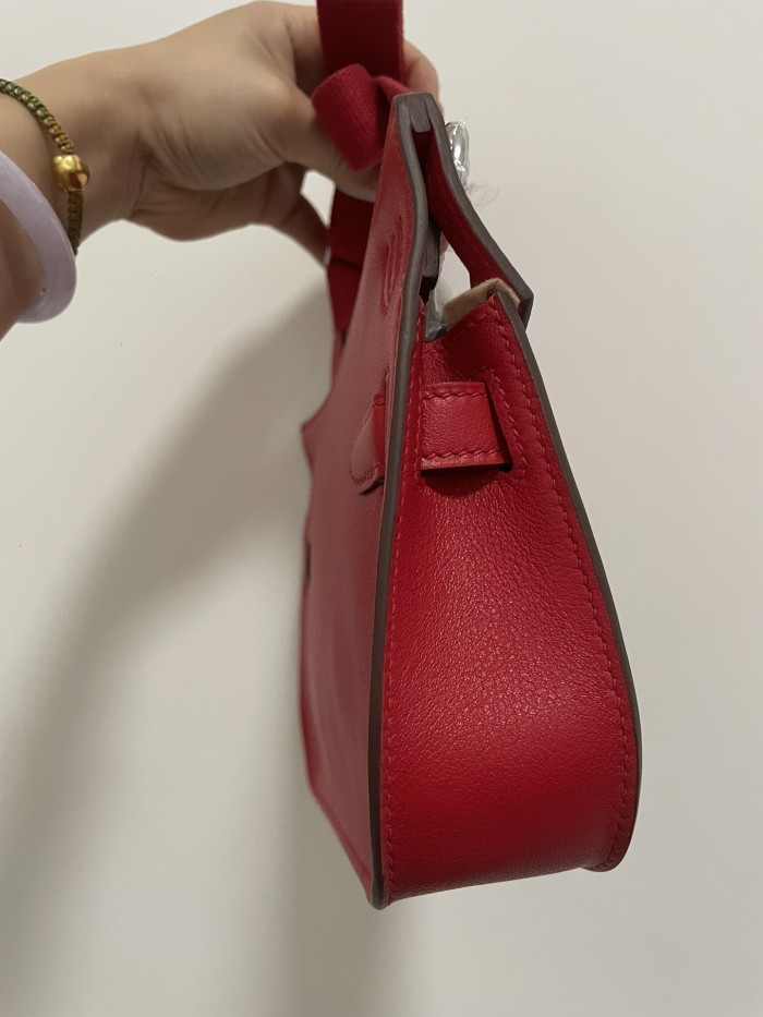  Handbags Hermes Mini Jypsiere  size:23-17-5 cm