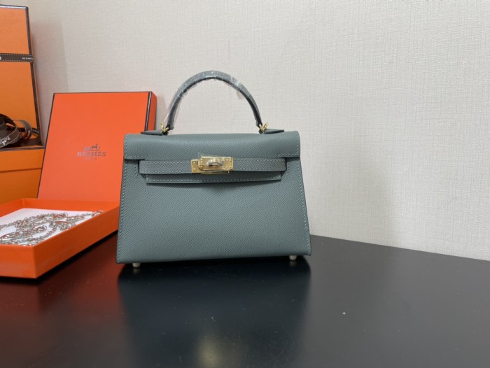  Handbags Hermes Kelly size:19.5 cm
