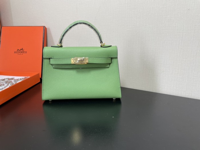  Handbags Hermes Kelly size:19.5 cm