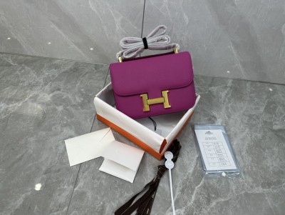  Handbags Hermes Constance  size:18-23 cm