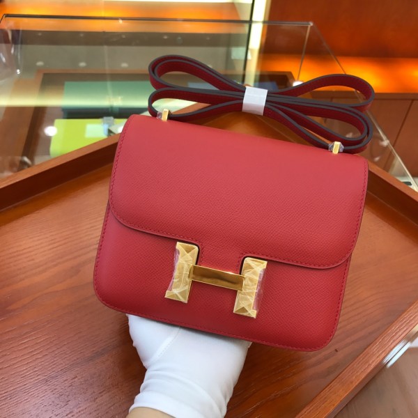  Handbags Hermes Constance  size:18 cm