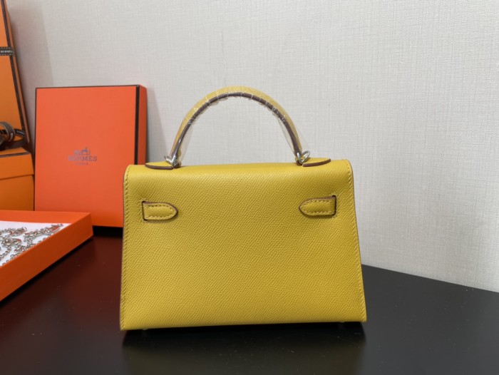  Handbags Hermes Kelly size:19.5 cm