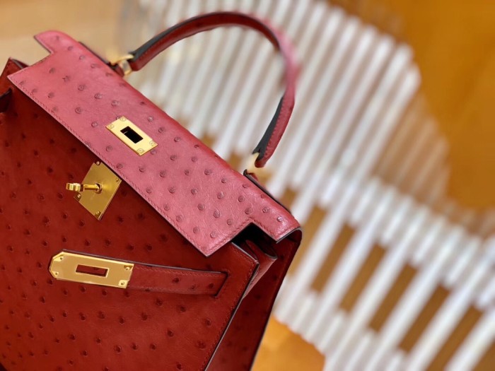  Handbags Hermes Kelly size:28 cm