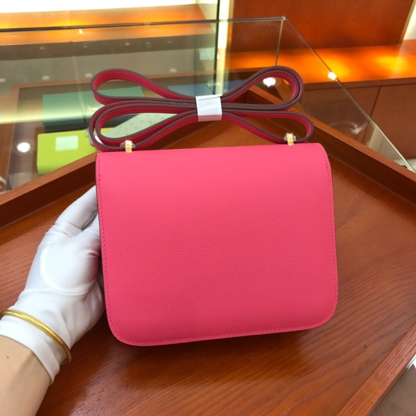  Handbags Hermes Constance  size:18 cm