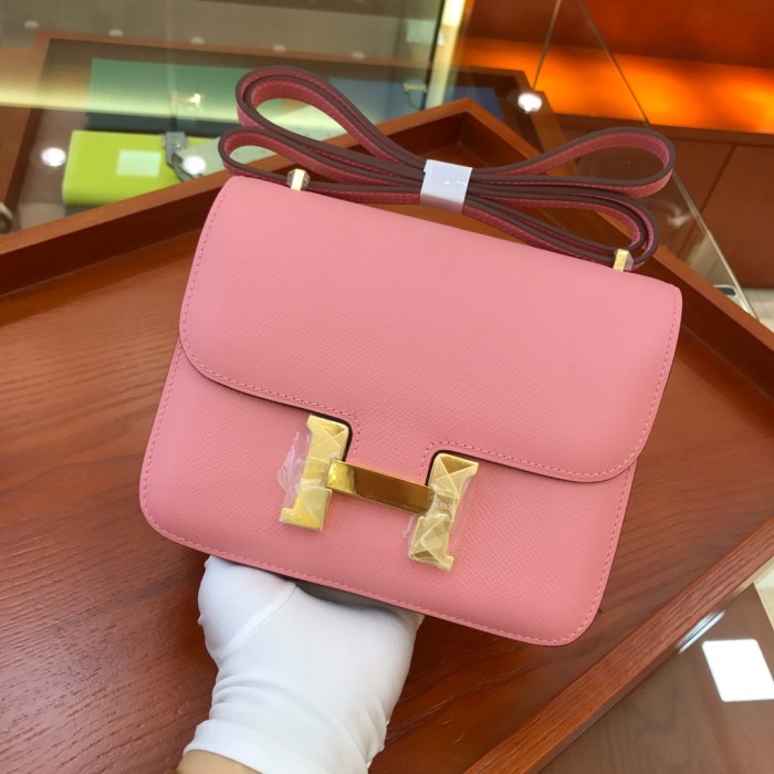  Handbags Hermes Constance  size:18 cm