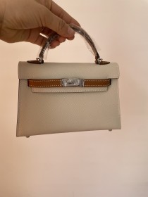  Handbags Hermes Kelly size:19.5 cm
