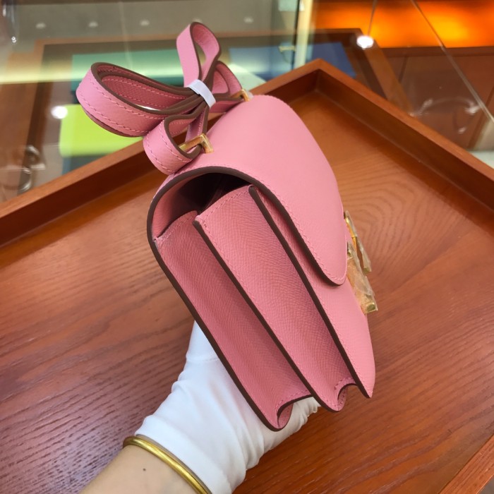  Handbags Hermes Constance  size:18 cm