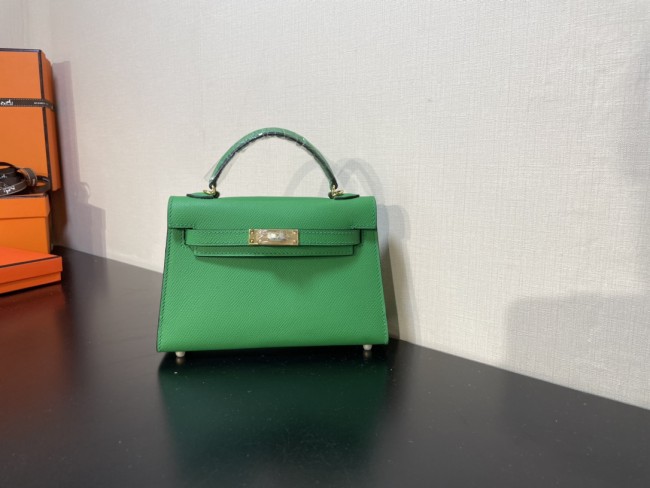  Handbags Hermes Kelly size:19.5 cm
